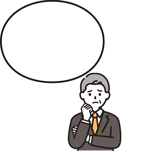 自社の人材データ把握に困っている経営者のイメージ